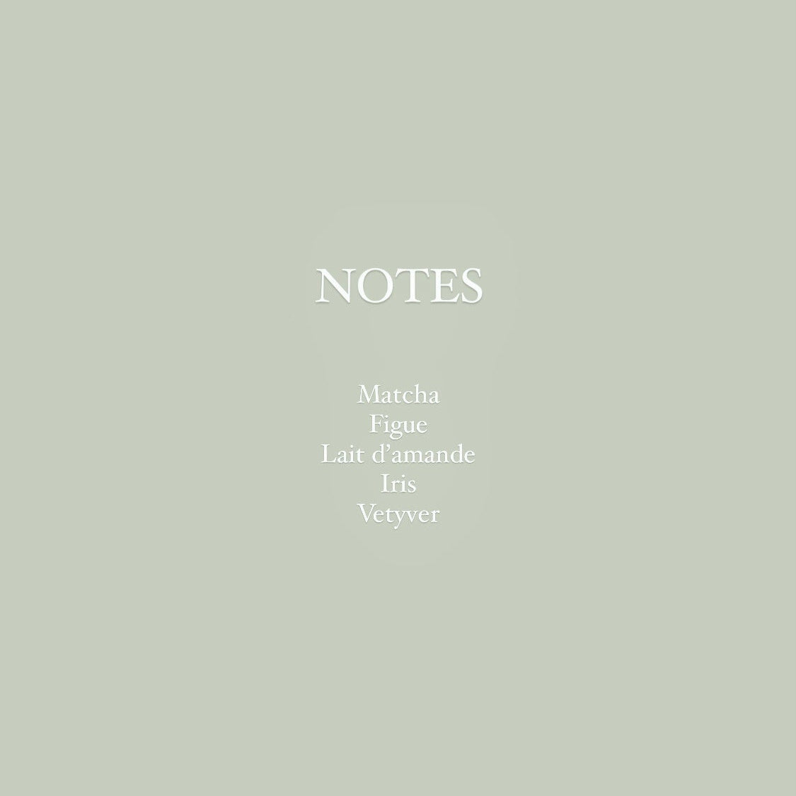 parfum matcha figue iris lait d'amande vétiver Matin Tendre Eione Parfums