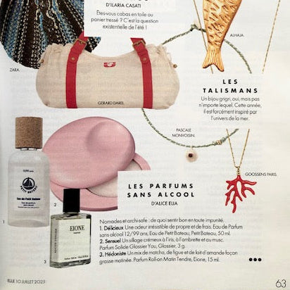 ELLE parfums sans alcool Eione Parfums Matin Tendre